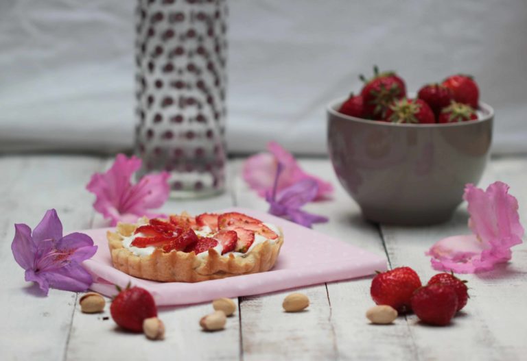 Tartelette fraise – pistache