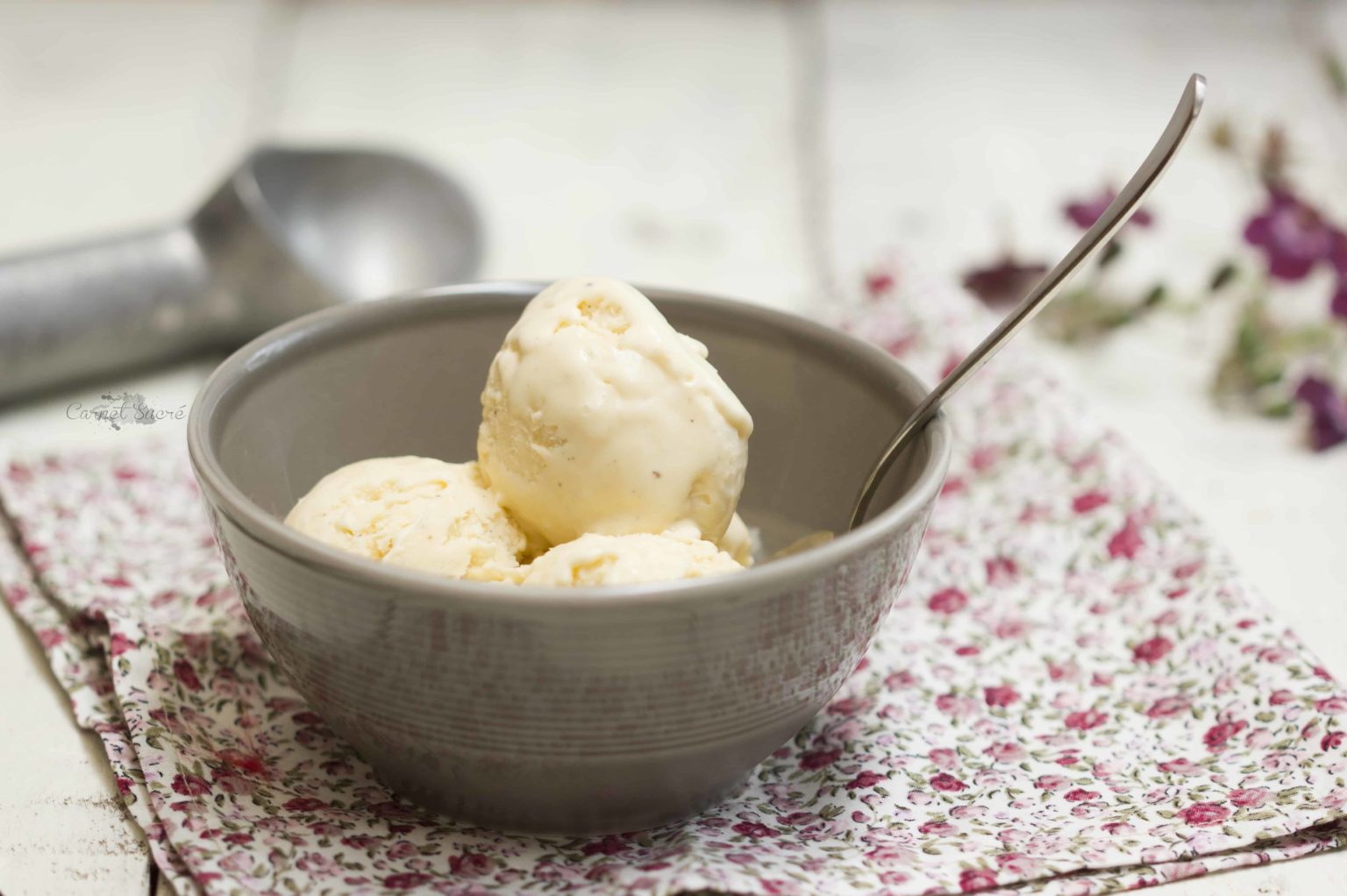 Glace au Dulce de leche et aux noix de Pécan La Pause Rustique