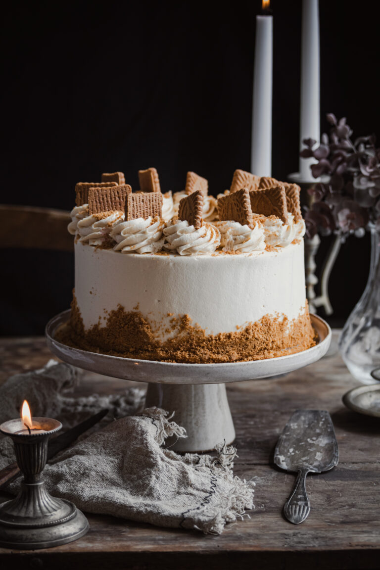 Layer cake spéculoos & framboises