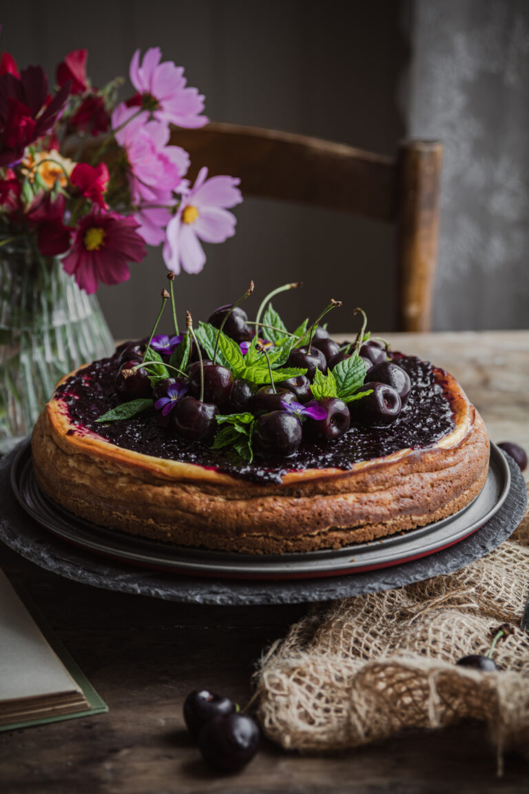 Cheesecake aux cerises